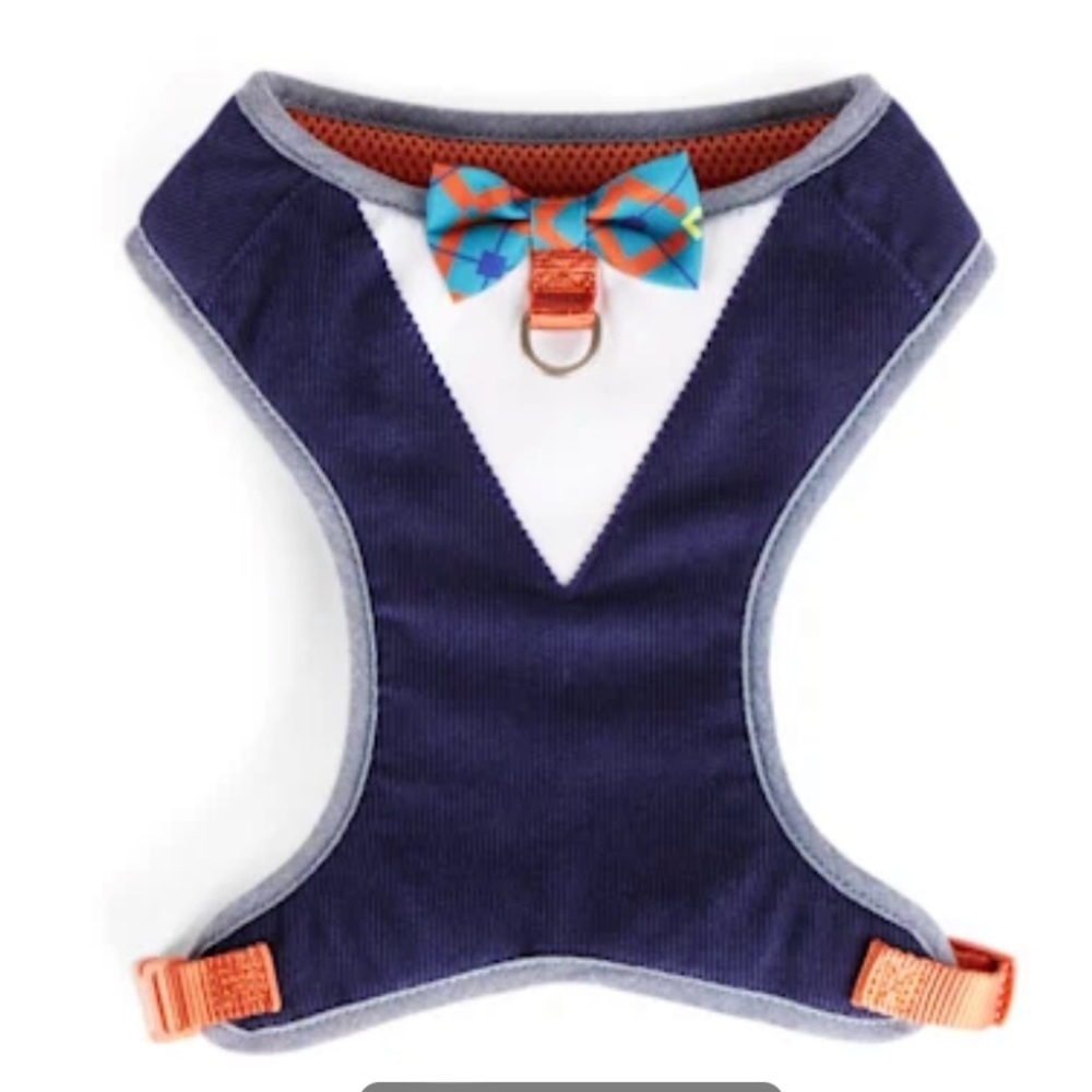 NWT Youly Heir bow tie dog harness XS